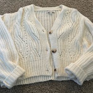 White Sweater Jacket